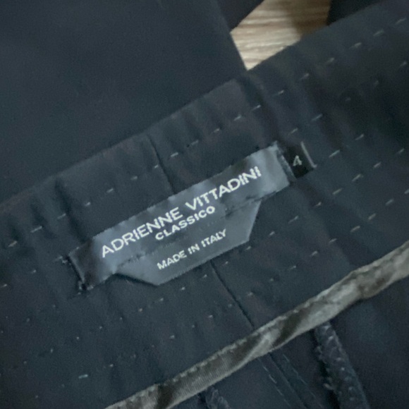 VTG Adrienne Vittadini Classico Wide Leg Trousers Black - Picture 2 of 8